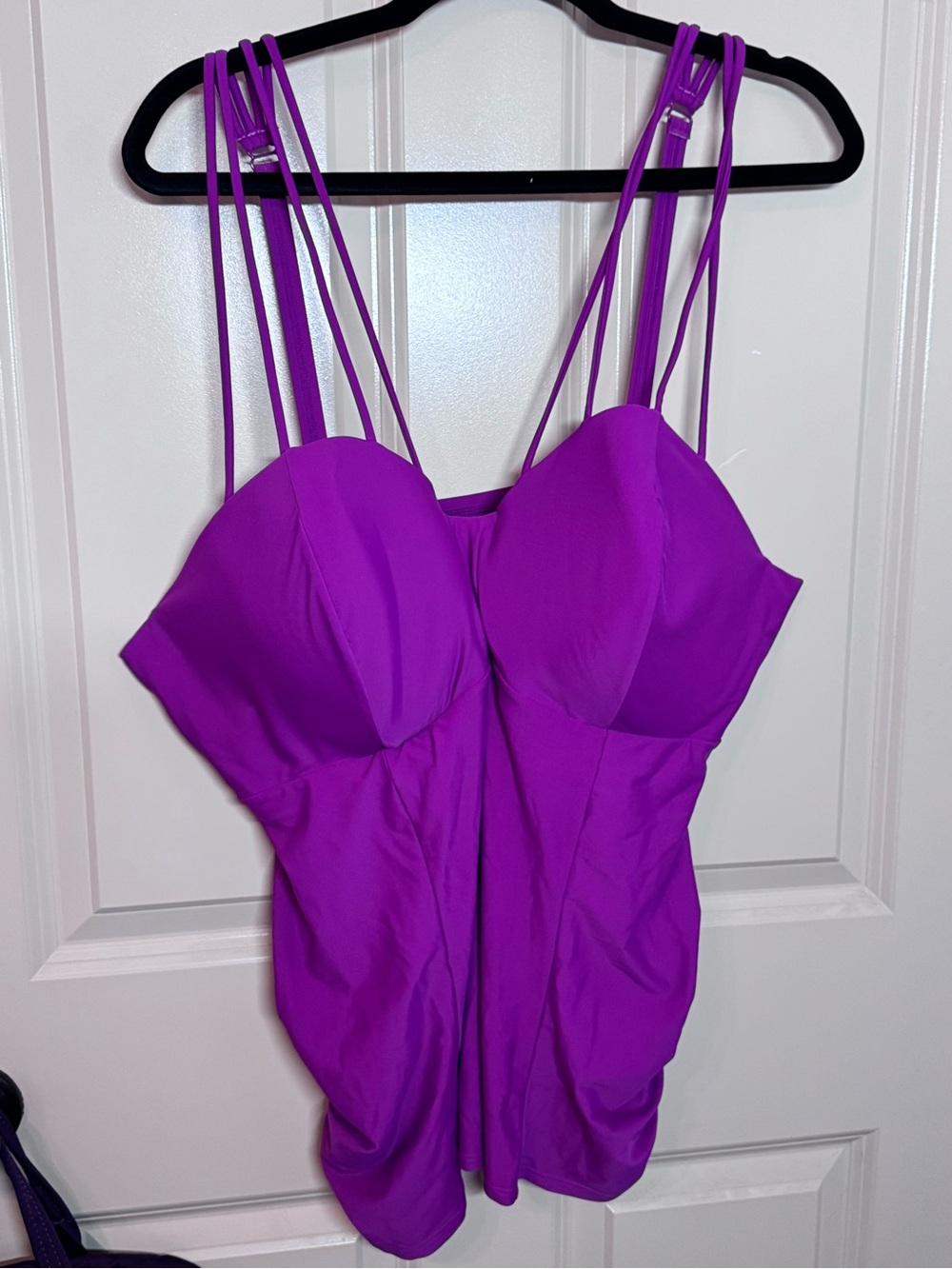 Cacique Bright Purple Strappy Tankini